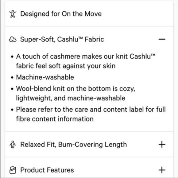 Lululemon Restful Intention Ribbed Sweater Dress Angel‎ Wing Cashmere Wool Blend - Picture 12 of 12